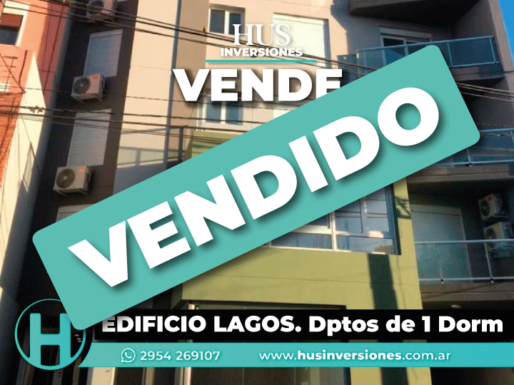 EDIFICIO LAGOS. Departamentos de 1 Dormitorio