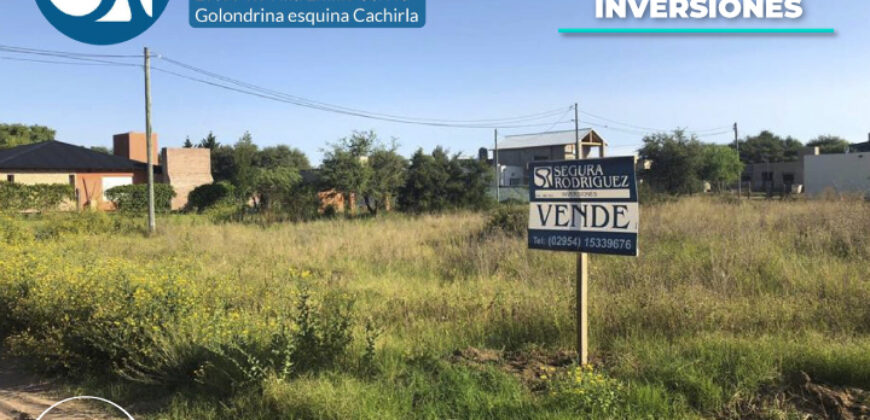 LOTE en VILLA EMILIO (Golondrina esquina Cachirla)