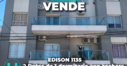 EDISON 1135 – 2 Dptos de 1 dormitorio con cochera