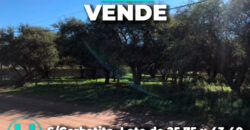 Lote de 25,75 x 43,40 S/ Corbatita (Toay)