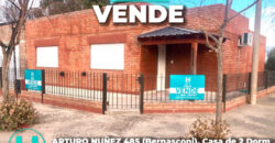 Casa de 2 Dormitorios -ARTURO NUÑEZ 485 – (Bernasconi)