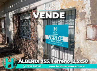 ALBERDI 755. Terreno 12,5×50