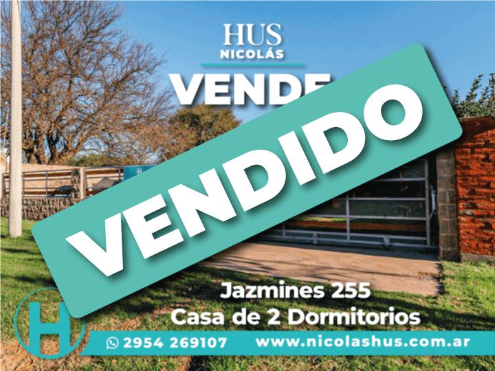 Jazmines 255. Casa de 2 Dormitorios