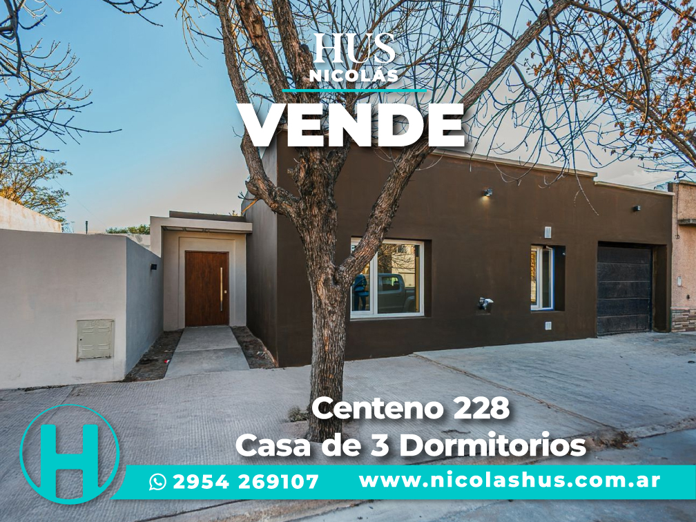 Centeno 228. Casa de 3 Dormitorios