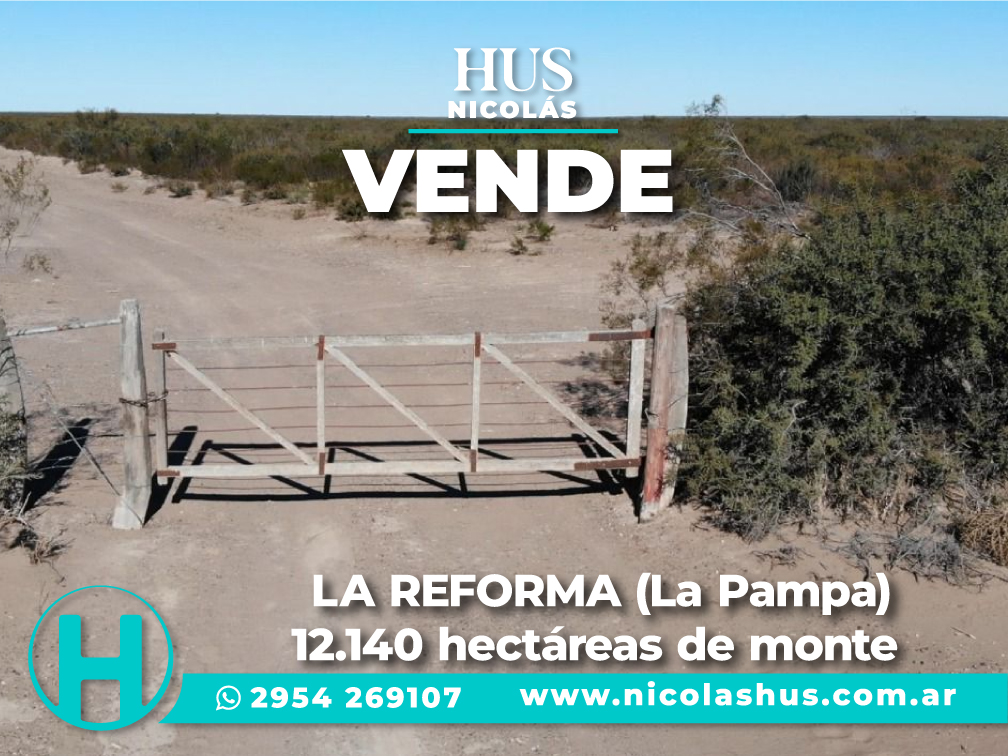 LA REFORMA (La Pampa) 12.140 hectáreas de monte