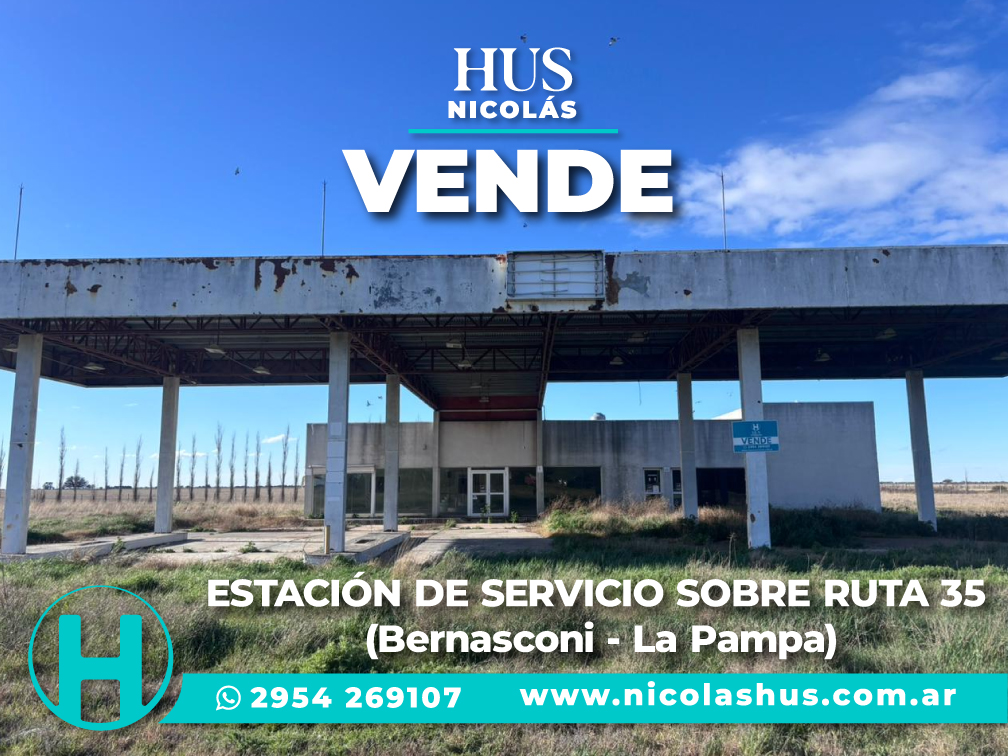 ESTACIÓN DE SERVICIO S/ RUTA 35 (Bernasconi, La Pampa)